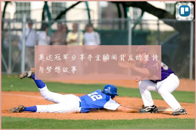 奥运冠军分享夺金瞬间背后的坚持与梦想故事