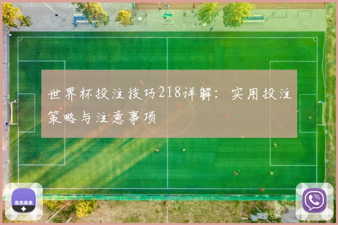 世界杯投注技巧218详解:实用投注策略与注意事项